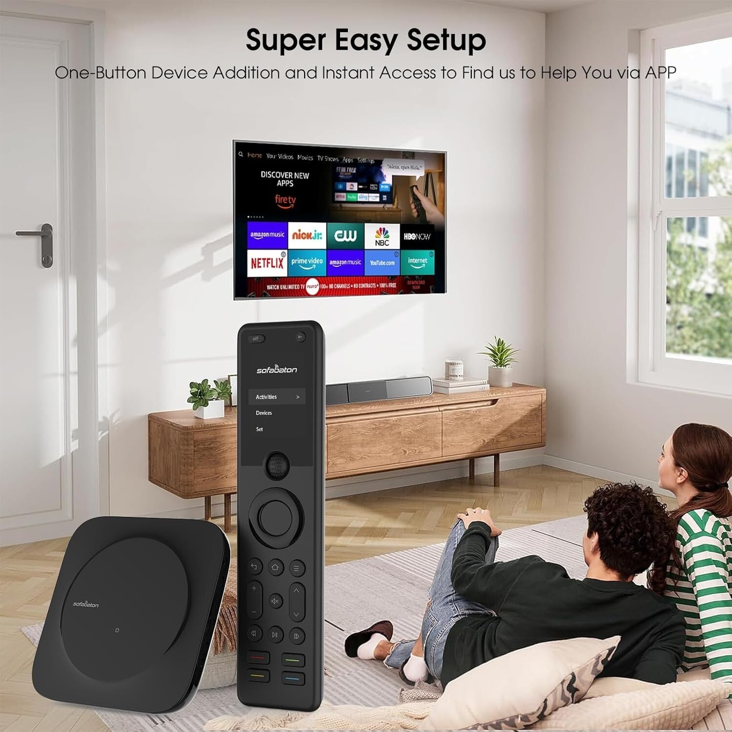 Effortless X1S Universal Remote: Smart Home Integration, Macro Buttons Included