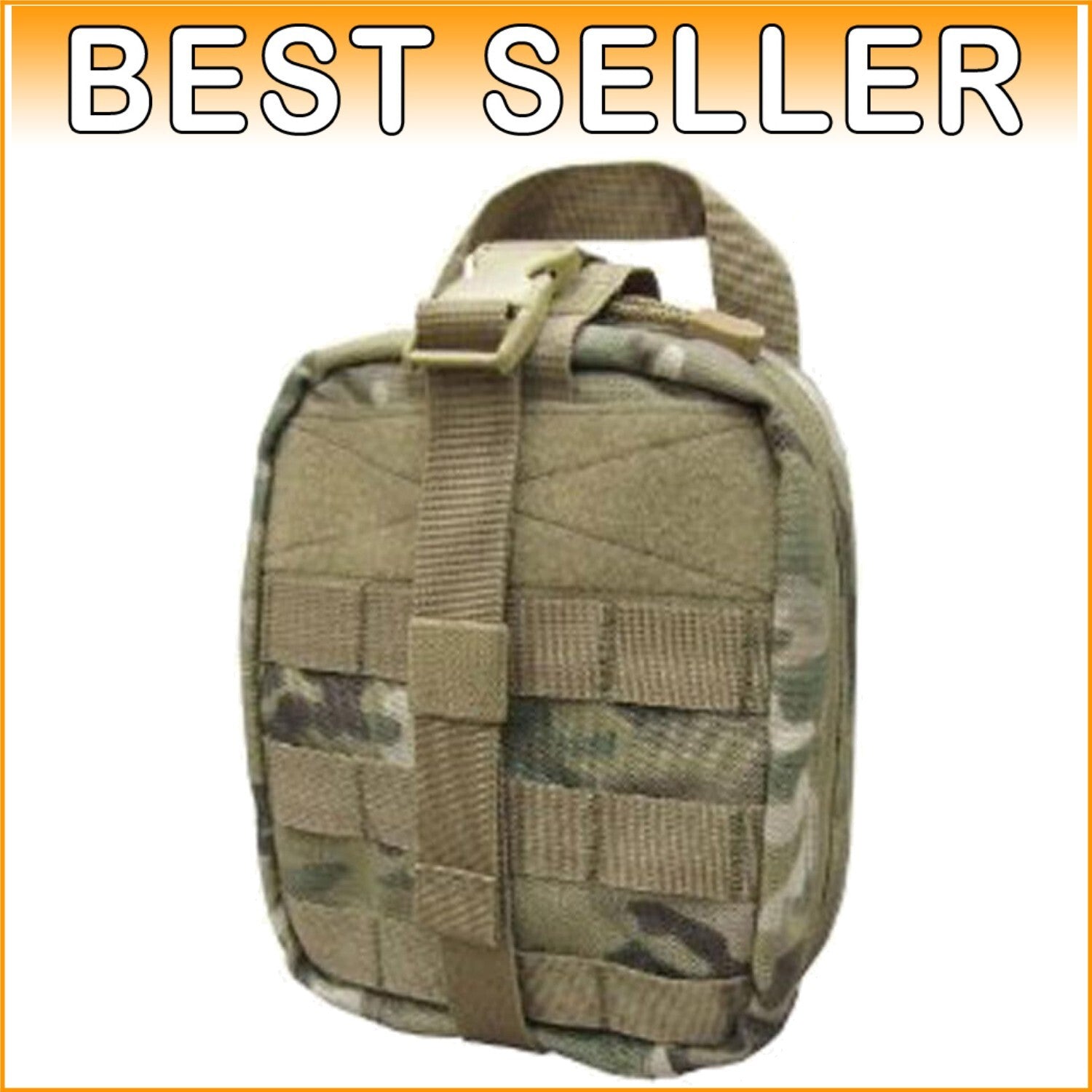 Durable Tri-Fold EMT Medical Pouch with Multiple Pockets for First Aid Gear