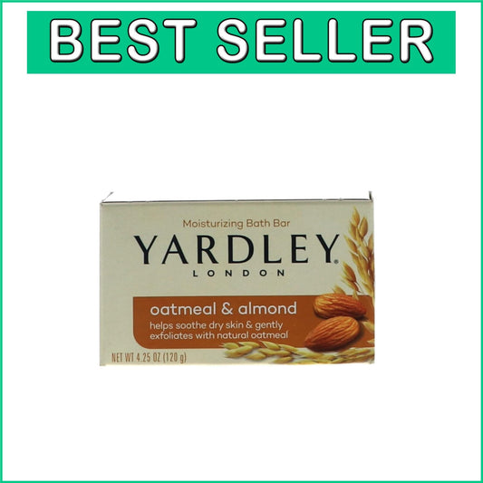 Pack of 24 London Oatmeal & Almond Moisturizing Soap Bars - Gentle Exfoliation