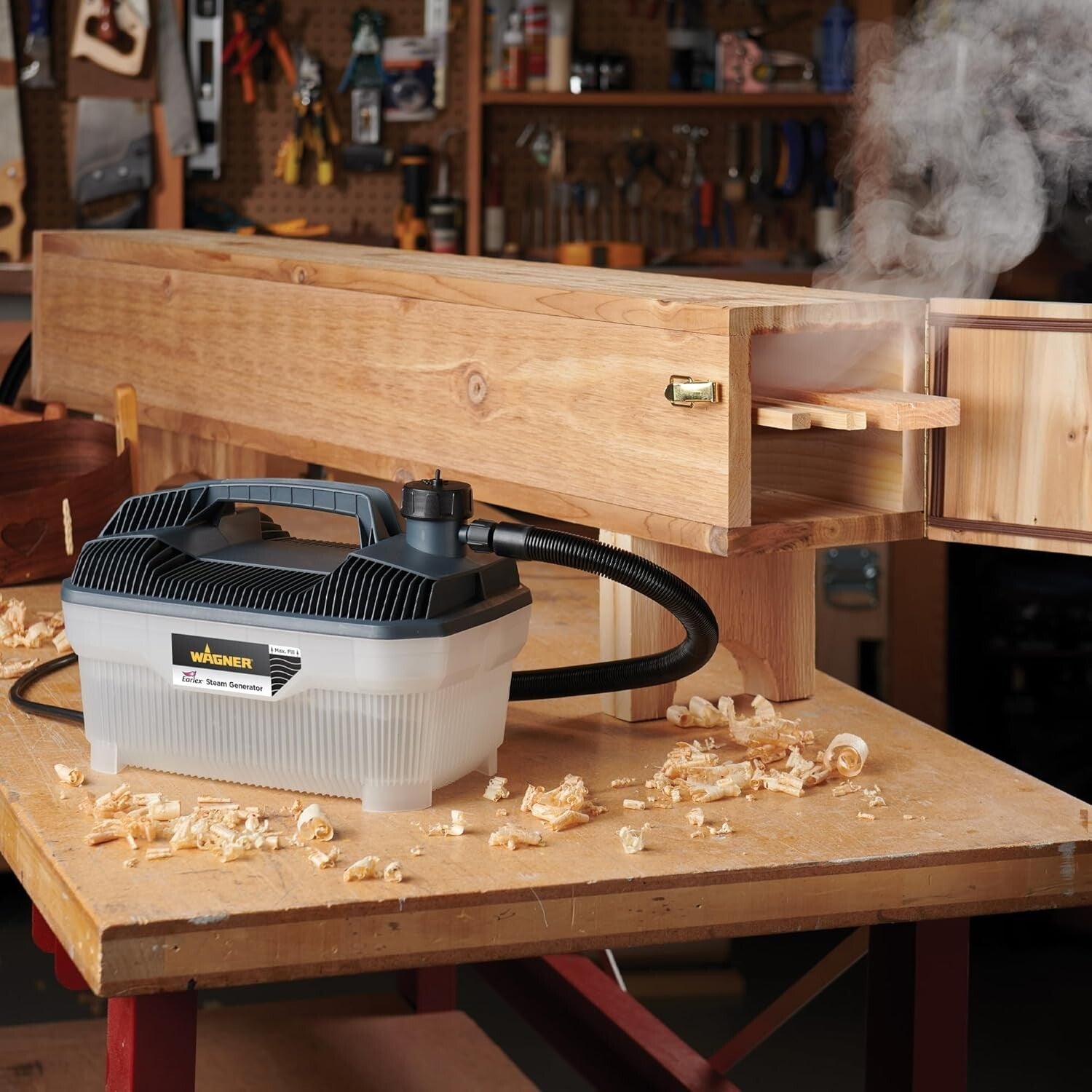 1500W Portable Steam Generator for Wood Bending - Easy Setup with Instructions
