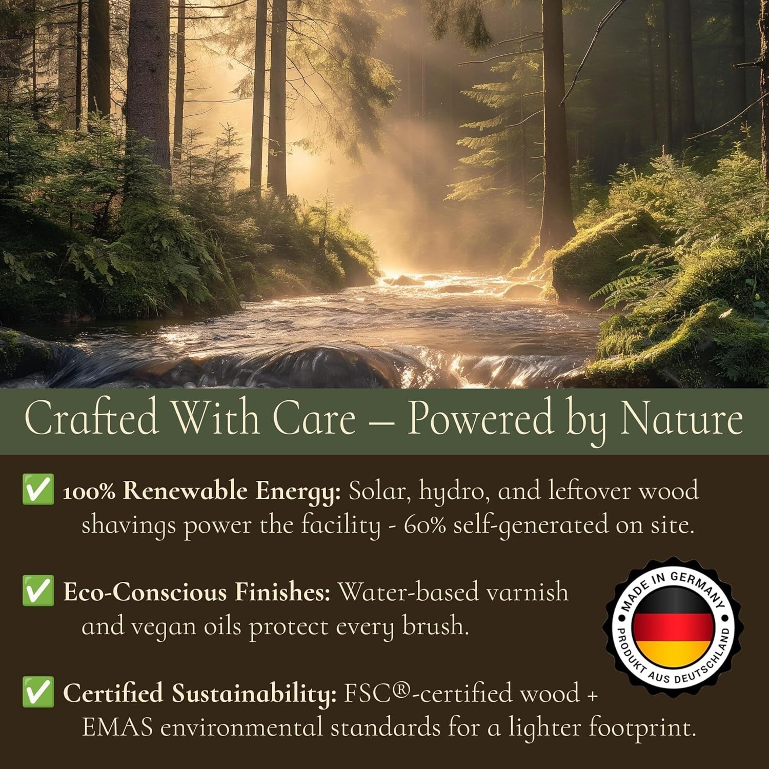 Luxury Boar Bristle Hairbrush for Fine to Medium Thick Hair - Made in Germany