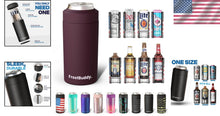 Load image into Gallery viewer, 20x Colder Insulated Can Cooler - Pinot Noir Color, Fits Regular &amp; Slim Bottles