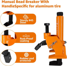 Load image into Gallery viewer, Heavy-Duty Manual Tire Bead Breaker for Aluminum Alloy Hubs - Portable Design