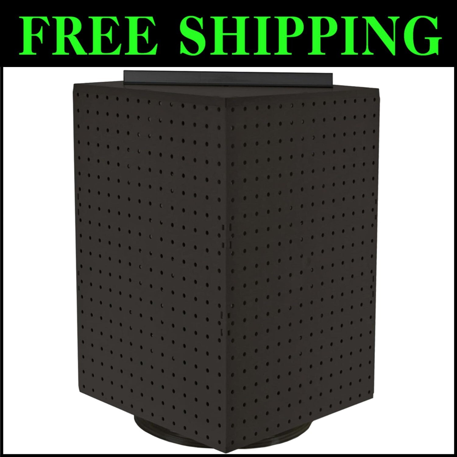 4-Sided Rotating Display Carousel - Hassle-Free Assembly for Jewelry & Crafts