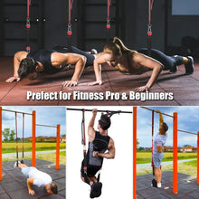 Load image into Gallery viewer, Heavy Duty Pull-Up Assistance Bands with Adjustable Knee Rest for Easy Training