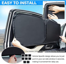 Load image into Gallery viewer, Custom Fit Car Sunshade for 2014-2023 Jeep Cherokee - 7pcs Privacy UV Protection
