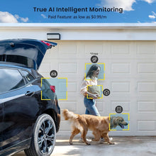 Load image into Gallery viewer, AI Motion Detection Solar Camera - 3MP Color Night Vision, Works with Alexa