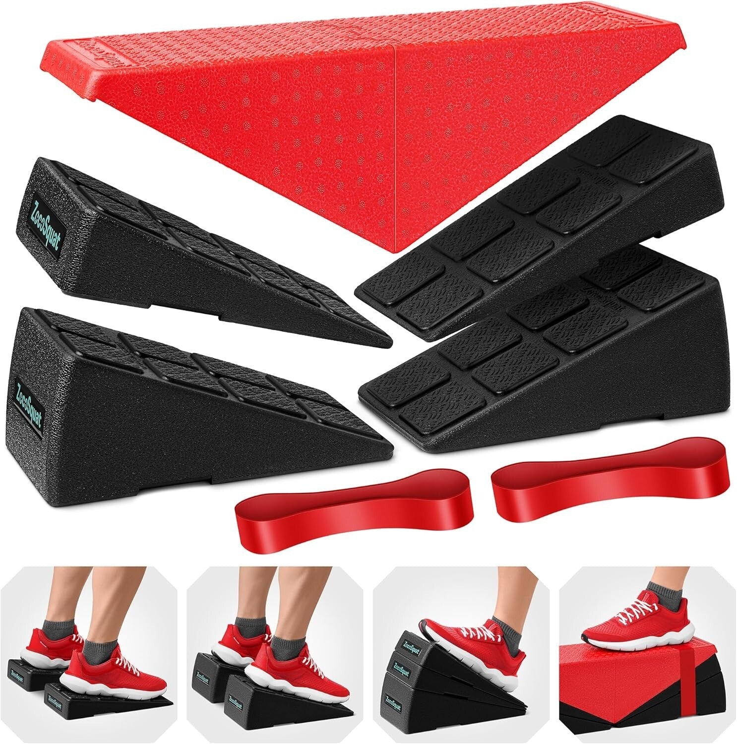 Calf Stretcher & Squat Wedge Block - Innovative Exercise Solution for All Levels