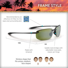 Load image into Gallery viewer, Elegant Rimless Polarized Reading Sunglasses with 2.5X Magnification Technology