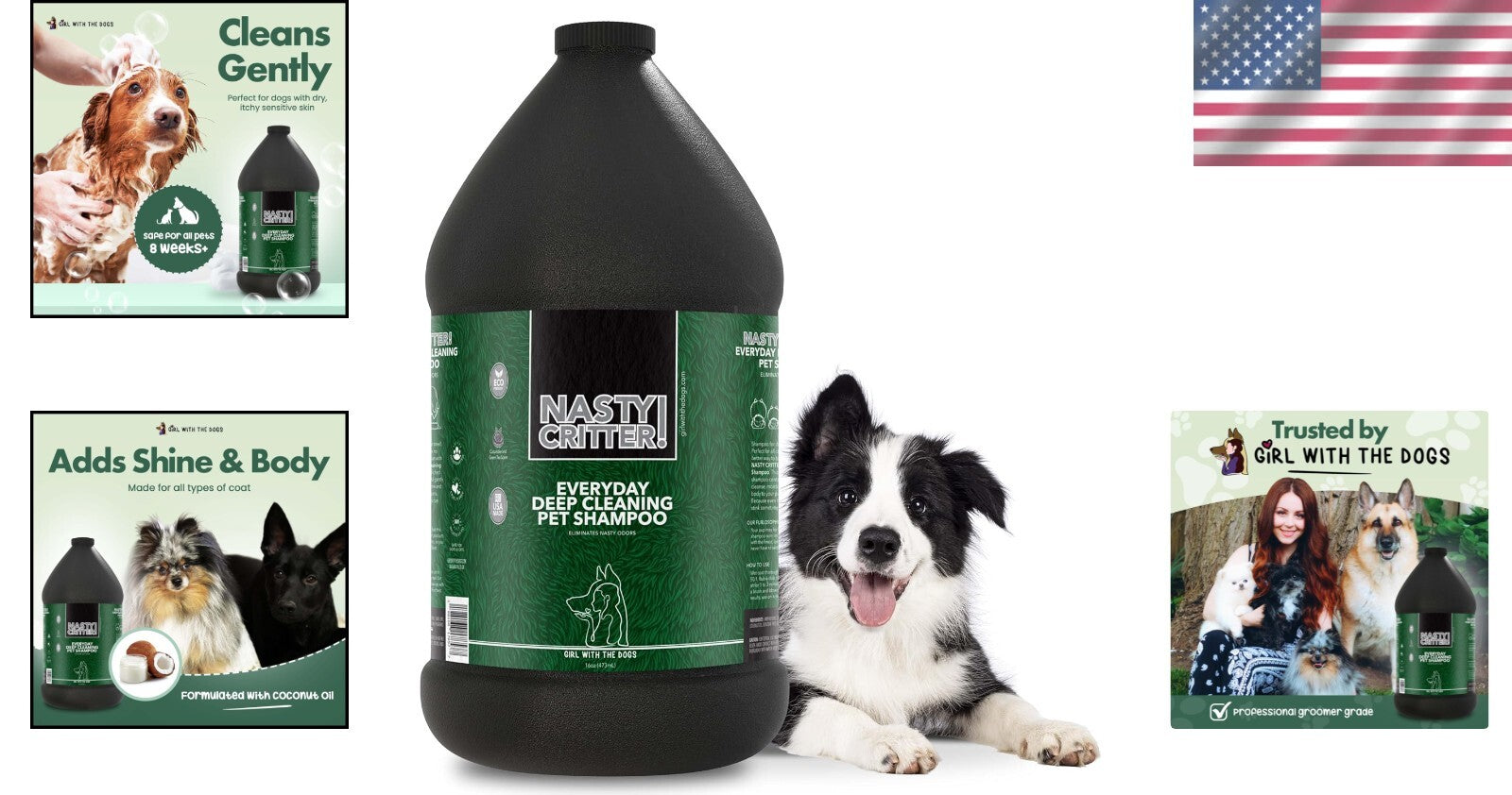 Nasty Critter! Biodegradable Deep Cleaning Shampoo - Perfect for Sensitive Skin