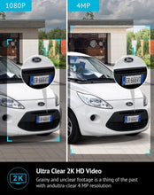 Load image into Gallery viewer, Reliable 4-Pack Outdoor Security Cameras - 2K Resolution &amp; Alexa Compatible