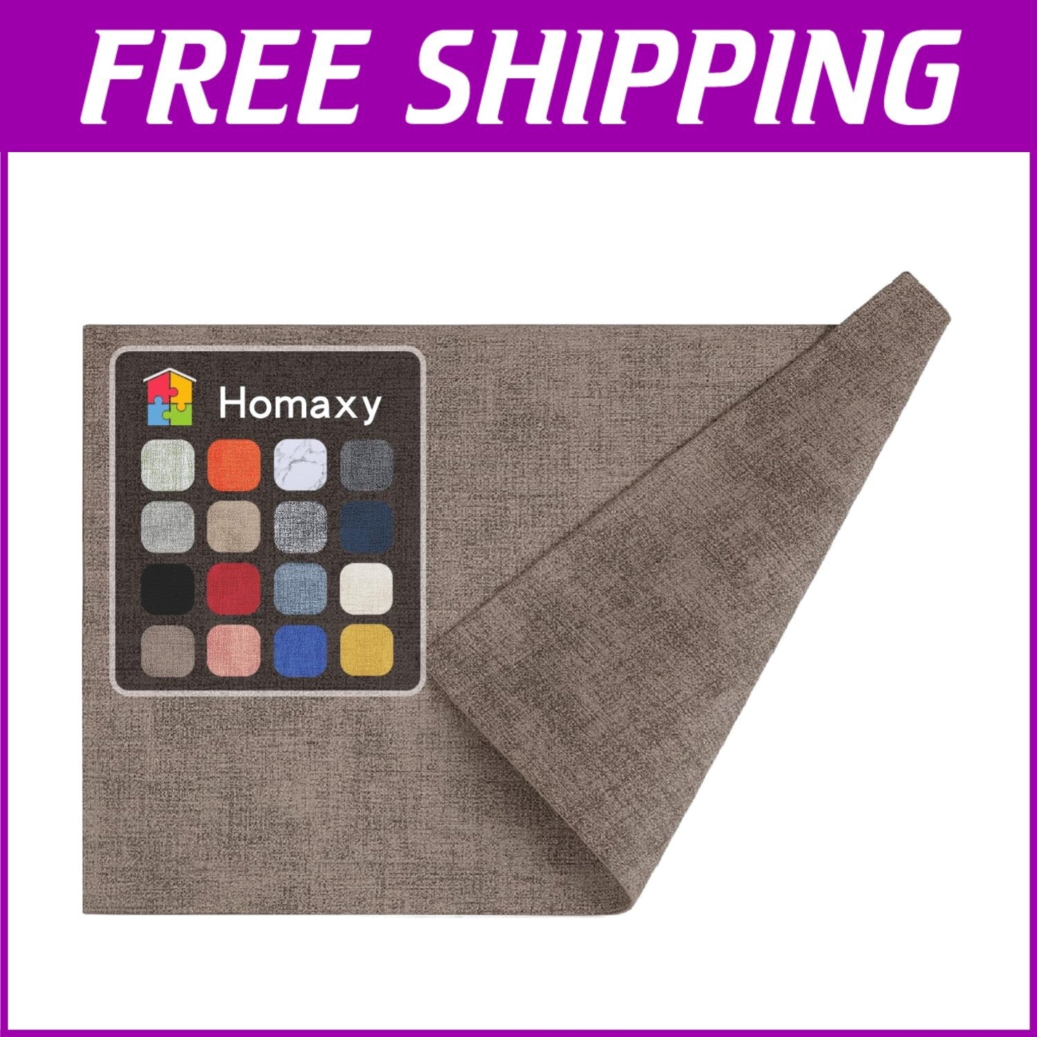 Durable Heat Resistant Faux Leather Table Mats - Set of 8, Wipeable & Waterproof