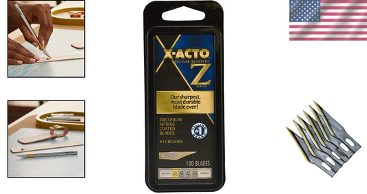 Durable 100-Count Non-Retractable Replacement Blades for Various Materials