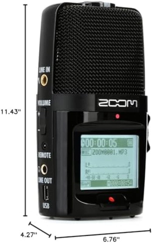 Versatile Portable Recorder with Ambisonics Mode for Creative Audio Capture