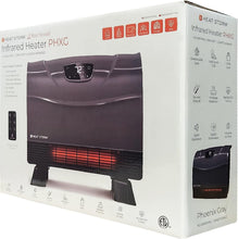 Load image into Gallery viewer, Energy-Efficient Infrared Space Heater, Remote Control, Wall/Floor Mount - 1500W