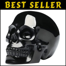 Load image into Gallery viewer, Gorgeous 5'' Black Obsidian Skull - Perfect for Halloween &amp; Year-Round Décor