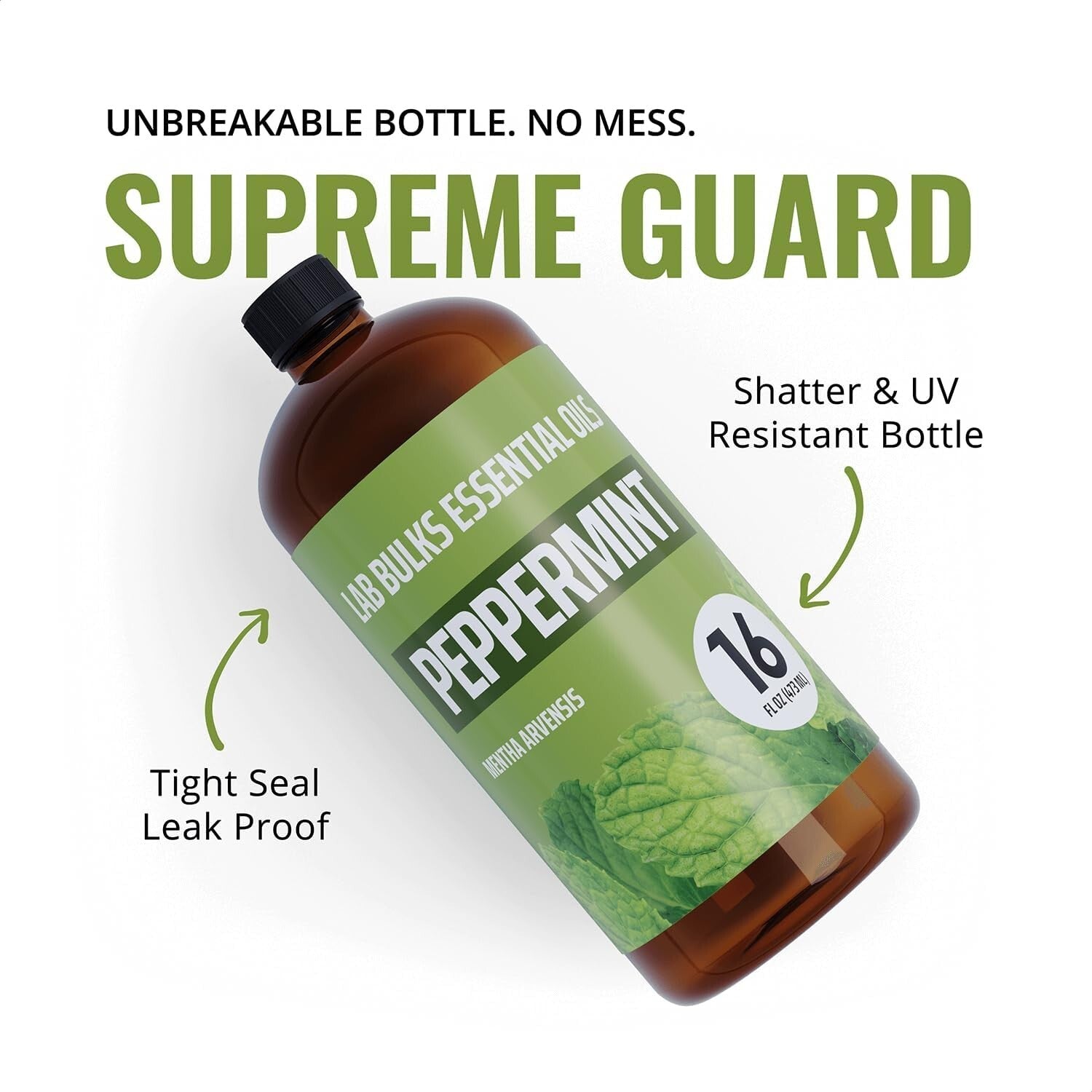 Bulk Peppermint Oil 32 oz - Perfect for Diffusers, Candles, and Personal Care