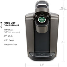 Load image into Gallery viewer, Brushed Slate Single Serve Coffee Brewer with Strong Brew &amp; Program Features