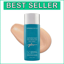 Load image into Gallery viewer, Lightweight SPF 50 Face Shield - Hypoallergenic &amp; Paraben-Free Protection