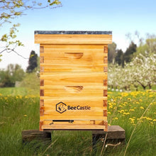Load image into Gallery viewer, Complete 8-Frame Beehive Starter Kit with Beeswaxed Frames and Deep Medium Boxes