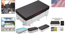 Load image into Gallery viewer, Premium Quality 9x18Ft Rectangular Pool Cover - Tear Resistant &amp; Dustproof