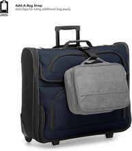 Load image into Gallery viewer, Premium Expandable Travel Luggage - Amsterdam Collection, Navy Color, 23-Inch