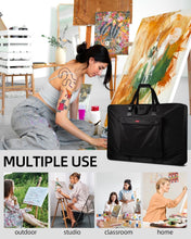 Load image into Gallery viewer, Large Waterproof Art Portfolio Bag 35x43 Inches with Adjustable Shoulder Strap