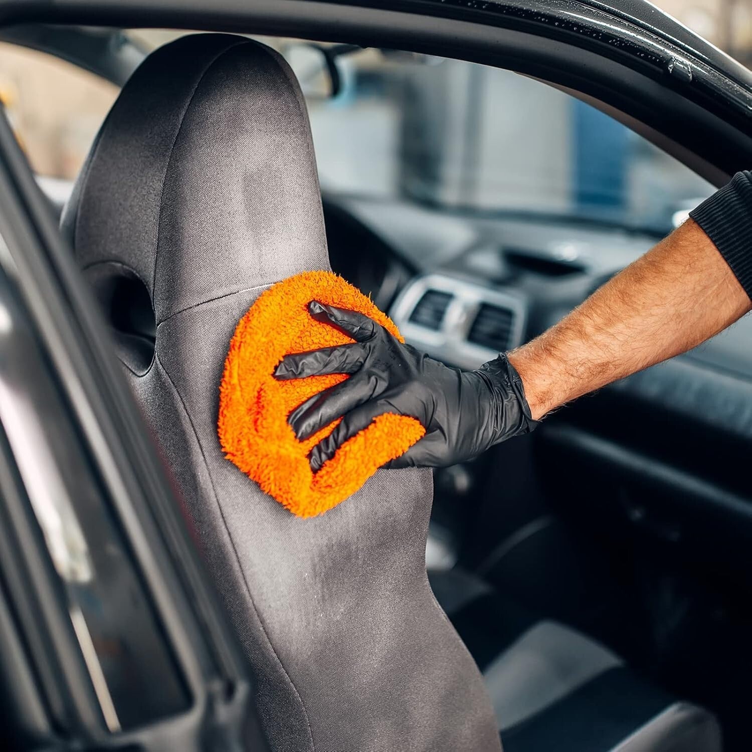 Bulk 1000 Black Nitrile Gloves - Small Size, Powder-Free & Puncture Proof