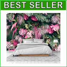 Load image into Gallery viewer, Luxurious Silk 3D Tropical Mural Wallpaper - Non-Self-Adhesive 158" x 110"