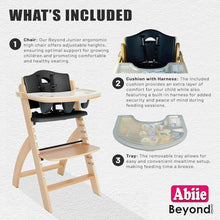 Load image into Gallery viewer, Portable Wooden High Chair for Kids - Easily Transforms from High Chair to Chair