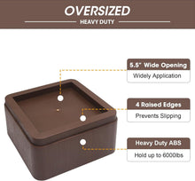 Load image into Gallery viewer, Stackable Bed &amp; Furniture Risers - Heavy Duty 6000lbs Capacity for Every Room