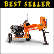 Load image into Gallery viewer, Portable 20 Ton Log Splitter with 7HP Engine for Effortless Firewood Splitting