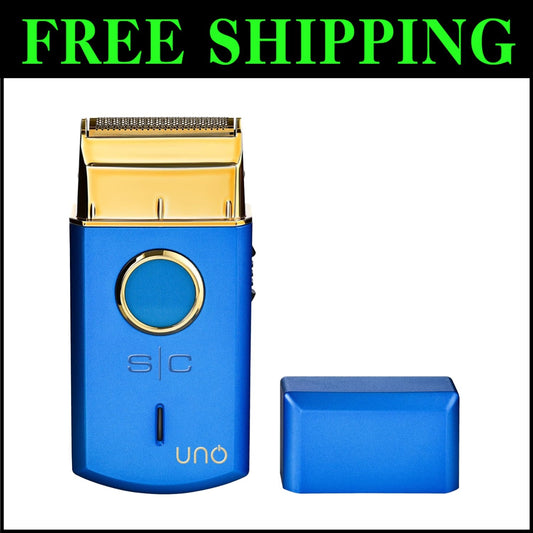 Portable Gold Titanium Foil Shaver - Lightweight Grooming Tool for Travel