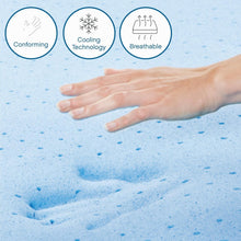 Load image into Gallery viewer, Breathable Twin Cooling Mattress 6-Inch Gel Memory Foam - Eco-Friendly Design