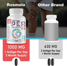Load image into Gallery viewer, Advanced Liposomal Palmitoylethanolamide + Luteolin - 180 GMO-Free Softgels
