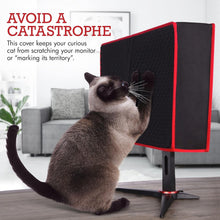Load image into Gallery viewer, Stylish Red &amp; Black 27-Inch Monitor Cover - Ultimate Protection for Gamers