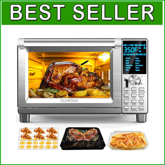Versatile 30QT Bravo Air Fryer Toaster Oven with Touch Controls & Digital Probe