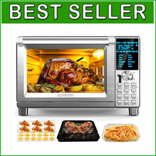 Load image into Gallery viewer, Versatile 30QT Bravo Air Fryer Toaster Oven with Touch Controls &amp; Digital Probe