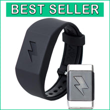 Load image into Gallery viewer, Minimalist Shock Clock 2: Ultimate Silent Alarm for Couples and Students - Black