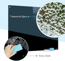 Load image into Gallery viewer, Magnetic Frameless Glass Whiteboard 36" x 48" – Stylish Home &amp; Office Solution