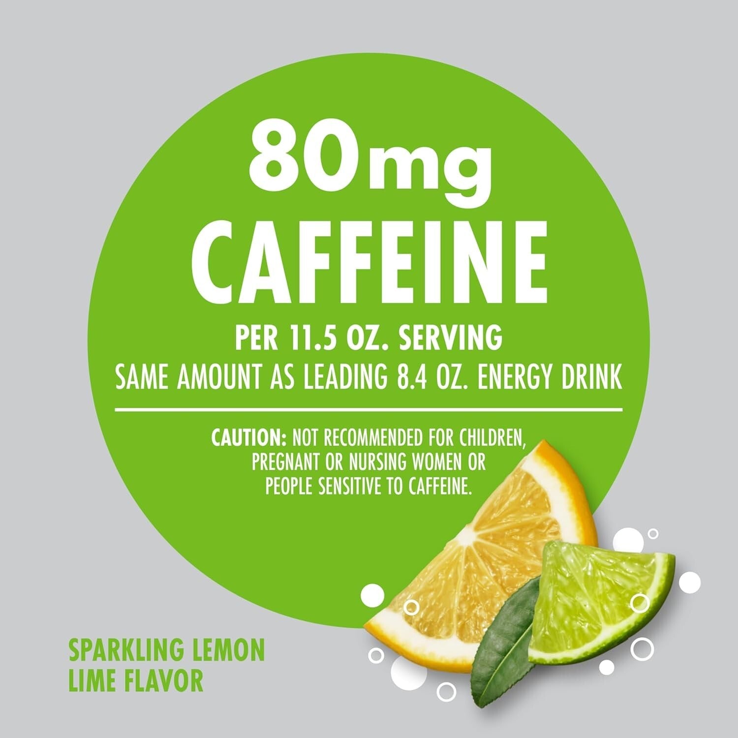 Energetic 6-Pack V8 +SPARKLING Lemon Lime - Non-GMO Fruit Juice Drinks