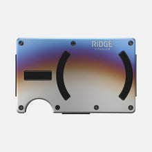 Load image into Gallery viewer, Slim Ridge Wallet with MagSafe - RFID Protection &amp; Cash Strap - Burnt Titanium