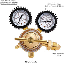 Load image into Gallery viewer, High-Performance Nitrogen Regulator 0-600 PSI with Gauge - Brass Inlet/Outlet