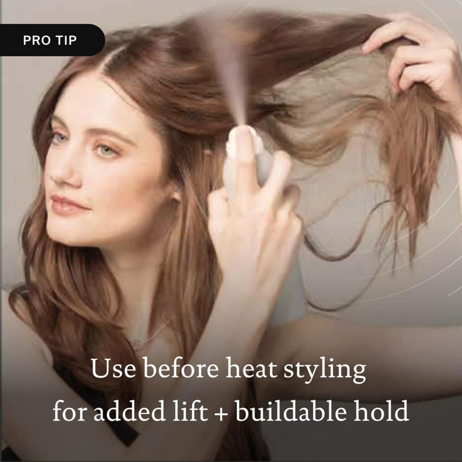 Full Dry Volume & Texture Spray - Mint Scented Heat Protector for Fine Hair