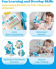 Load image into Gallery viewer, Building Fun Awaits: D3 Pro 12-in-1 Robot Kit with Online Tutorials for Ages 6-8