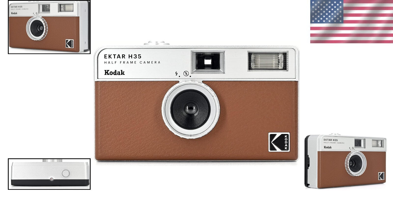 EKTAR H35 Lightweight 35mm Half Frame Film Camera - Perfect for Beginners
