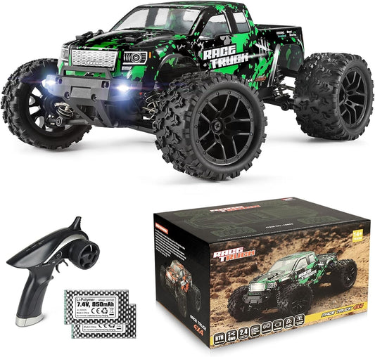 Powerful 36 KPH 1:18 Scale Off-Road RC Truck with Dual Rechargeable Batteries