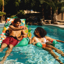 Load image into Gallery viewer, Noodle Sling Pool Float: Inflatable-Free Comfort with Cup Holder - Fruit Salad