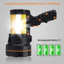 Load image into Gallery viewer, Lightweight 6000 Lumen Rechargeable Handheld Searchlight with Multi Modes