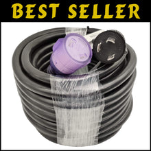 Load image into Gallery viewer, 50FT NEMA L6-30 Heavy-Duty Extension Cord, Ideal for Generators and Equipment